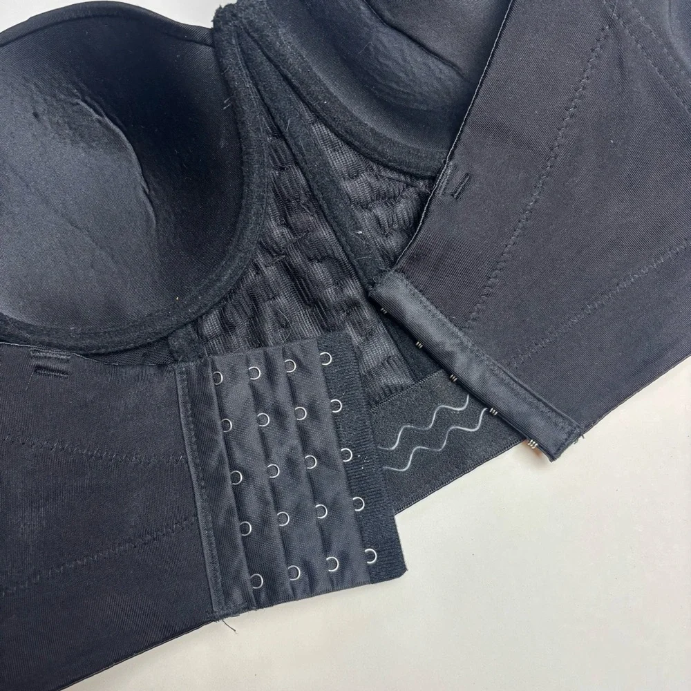 Vintage Retro Black Studded Bustier - Picture 6 of 9
